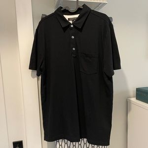 Banana Republic Mens Black Polo Size Large